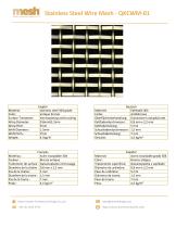 Stainless steel wire mesh QKCWM-01 - 1