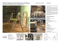 INFINE Folding chair technical sheet-1