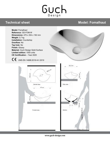 Ficha t&eacute;cnica Fomalhaut