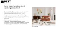 Electric sofas- a modern way of relaxation-2