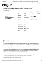 Handle STERK KVADRAT 1701 16 - stainless steel-1