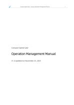 Compact Speed Gate  Operation Management Manual  V1.4 Updated on November 25, 2025-1