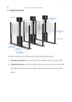 E25XX Series Compact Speed Gate Features and Technical Specifications  V1.0 Updated on December 30, 2025-2