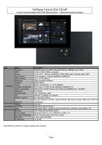 EVI-YZ14P: 14-inch Android tablet with POE Ethernet port – Optional proximity sensor-1