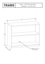 LOW COUNTER 2 SHELFS-1
