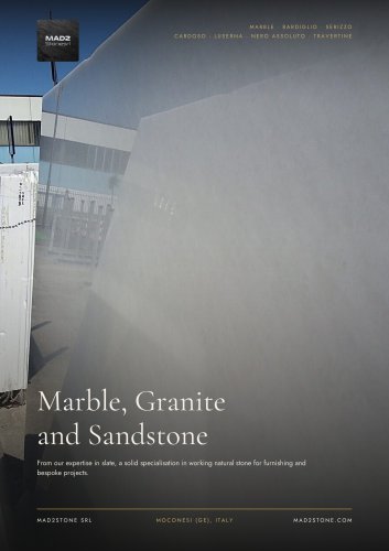 Marble, Granite and Sandstone