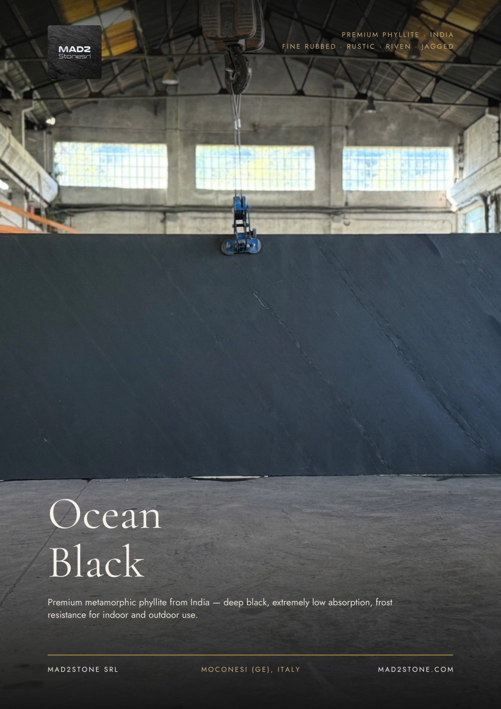 Ocean Black - Mad2Stone SRL