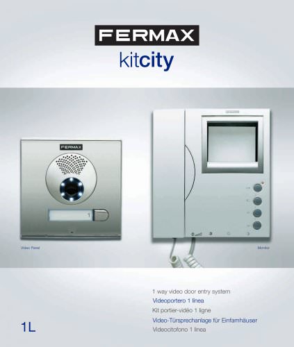 Fermax 1/W Fermax Way-Fi video door entry kit (WiFi intercom) Intercom  System Specifications