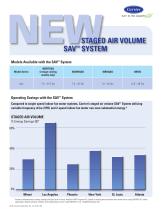 New Carrier® Staged Air Volume SAV? System Brochure 18-811-053 - 2