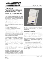 T-56 SPACE TEMPERATURE SENSOR WITH OVERRIDE AND SETPOINT ADJUSTMENT - 1