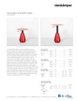 Adjustable Tear Drop Table-2