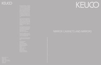 COMPREHENSIVE CATALOUGE Mirror cabinets and mirrors - 1