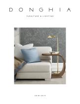 Donghia - 2018 Furniture & Lighting Catalogue - 1