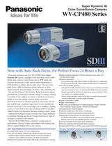 Super Dynamic III Color Surveillance Cameras WV-CP480 Series-1