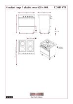 Electric ranges:CE 841 VTR - 2