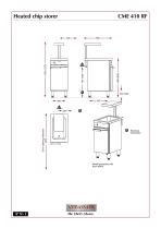 Modular cupboards/Electric fryer:CME 410 RF - 2