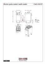 Modular cupboards/Warming cabinet, bains-marie, Electric pasta cooker:CME 410 CP - 2