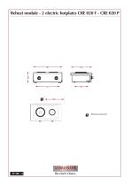 Snack modules/reheat modules:CRE 020 P - 2