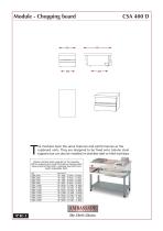 Snack modules/Worktops:CSA 400 D - 2