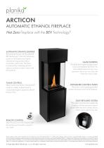 ARCTICON AUTOMATIC ETHANOL FIREPLACE - 1