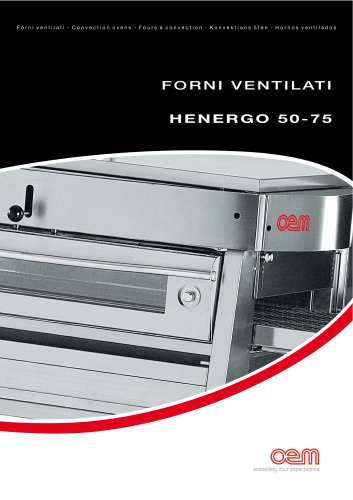 Convection Ovens – serie HENERGO 50-75