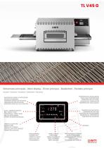 Ventilated tunnel GAS oven TLV45-3