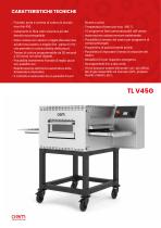 Ventilated tunnel GAS oven TLV45-4