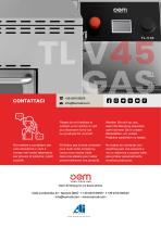 Ventilated tunnel GAS oven TLV45-8