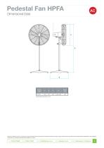 Pedestal Fan HPFA - 4