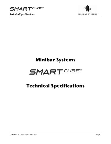 Minibar - SmartCube Technical Specification