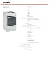 Electric cooker E52108AW - 1