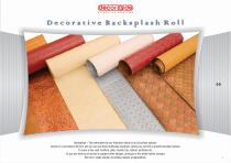 Decorative BackSplash - Vinyl Wall Covering - 3