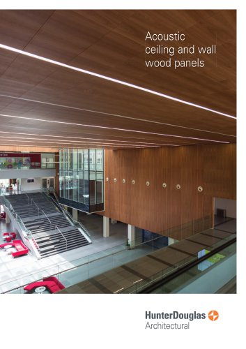 Derako&reg; Acoustic ceiling and wall panels