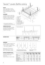 Luxalon® Metal Tavola™ Baffles | Technical Brochure-4