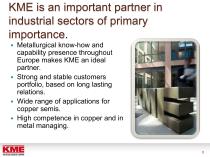 KME's corporate presentation - 8