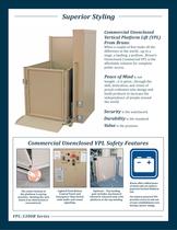Vertical Platform Lifts:Commercial Vertical Platform Lift Model VPL-3300B-2
