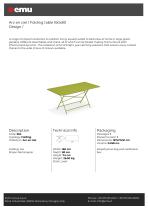 Arc en ciel / Folding table 160x80-1