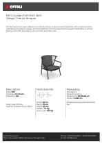Nef / Lounge chair short back-1