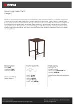 Nova / High table 70x70-1