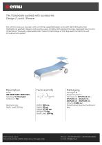 Tiki / Stackable sunbed with accessories-1