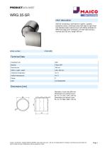 Product data sheet Shell kit WRG 35-SR - 1