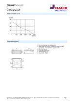 Sound-insulated Flatbox for supply air with two air filters KFD 9040-F - 2