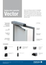 Swing door operator Vector - 1