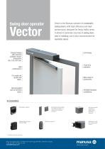 Vector swing door operator 