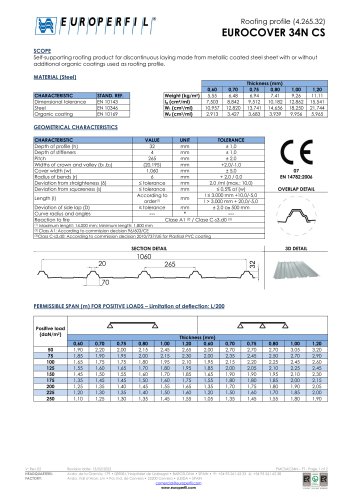 EUROCOVER 34N CS