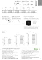 tecnical commercial notes slim-C electric plus-1