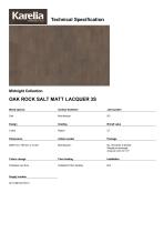 OAK ROCK SALT MATT LACQUER 3S - 1