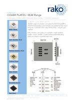 COVER PLATES - RLM Range - 1