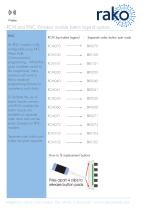 RCM and RNC Wireless module button legend options - 2