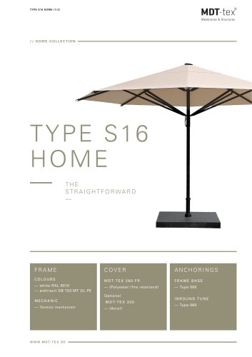 TYPE S16 HOME